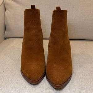 Marc Fisher Brown Suede Ankle Boots